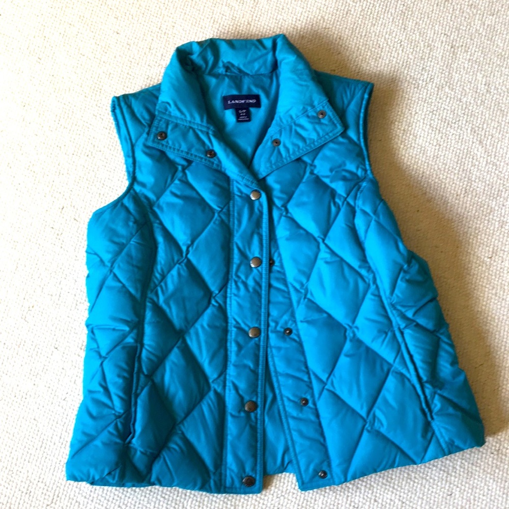 Lands’ End quilted vest